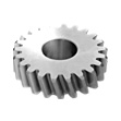 Helical gear for xEV