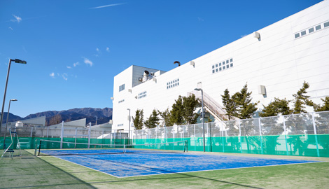 A tennis court available to the employees and the public Completion in November 2021